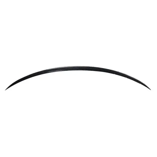 Rear Trunk Mid Wing Lip Splitter Skirts Flag Spoiler Amg C43 C63 Style Zst-060 Cf Carbon Fiber Look CC-4274 Compatible With Mercedes C Class W206 2022+