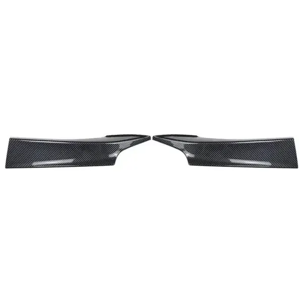 M Sports Bumper Front Lip Splitter Skirts Zst-408 Carbon Fiber Look CC-3796 Compatible With Bmw 1 Series F20 2011-2015