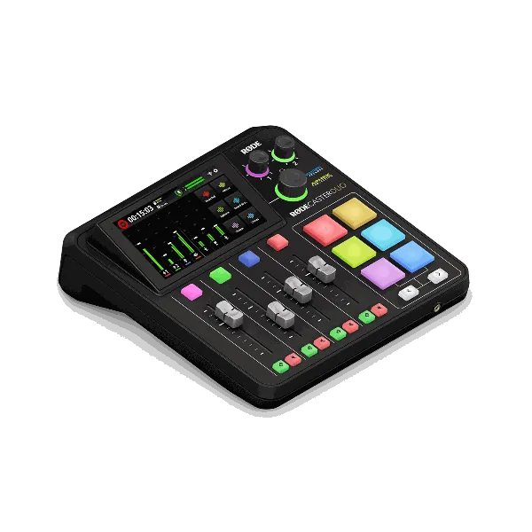 RODE RODECASTER DUO - Compact Integrated Audio Production Studio - Black