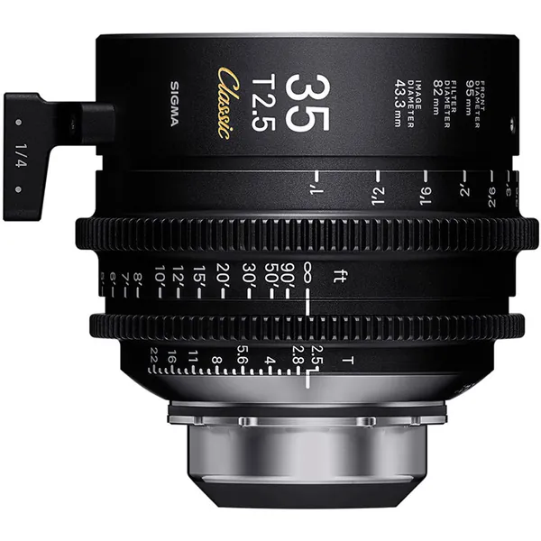 Sigma 35mm T2.5 FF Classic Cine Prime with /i Technology (PL Mount, Feet)