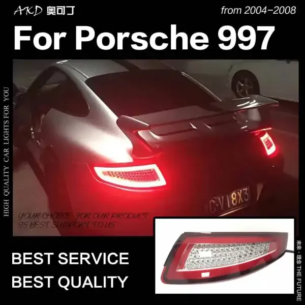 LED Tail Light DRL Dynamic Signal Brake Reverse Compatible With Porsche 997 2005-2008 991