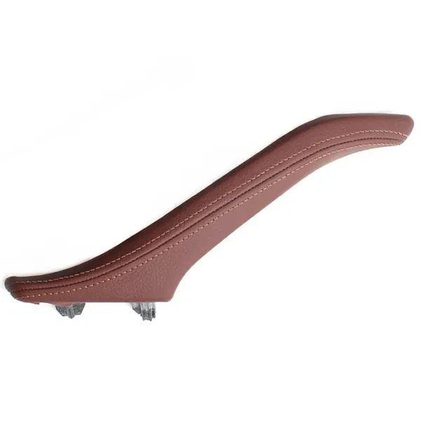 Car Interior Door Armrest Inside Pull Handle Single Handle Left Red Brown 51417261954l Rhd Model A OUTER LEATHER PART CC-7917 Compatible With Bmw 5 Series F10 2010-2017