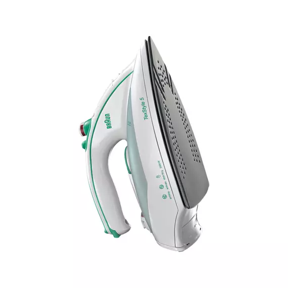 Braun TexStyle 5 Steam Iron - Eloxal Sole Plate Anti-Drip System 300ML Water Tank Capacity TS510
