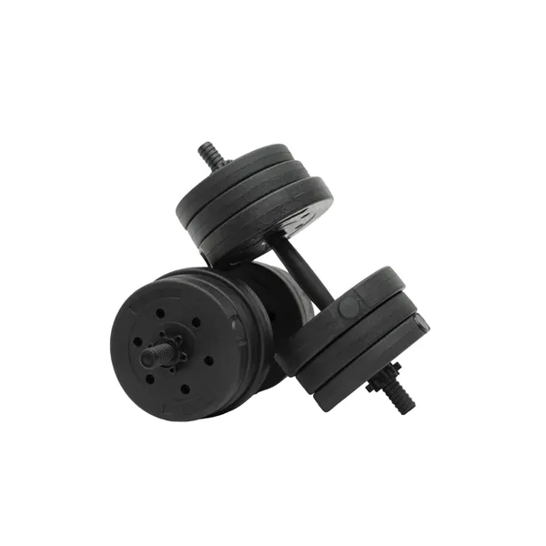 20kg Weight Set is the Perfect Weight-Lifting Starter Kit - Black
