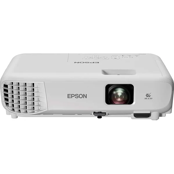 Epson EB-E01 3LCD, 3300 Lumens, Easy Alignment, Up to 18 years Lamp Life, Portable XGA Projector - White | EB-E01