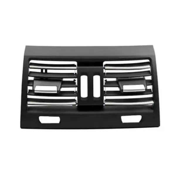 Ac Air Vent Grill Trim Frame Cover Black With Chrome Rear High Version 64229172 344 C CC-5210 Compatible With Bmw 5 Series F10 F18 F90 2010-2017