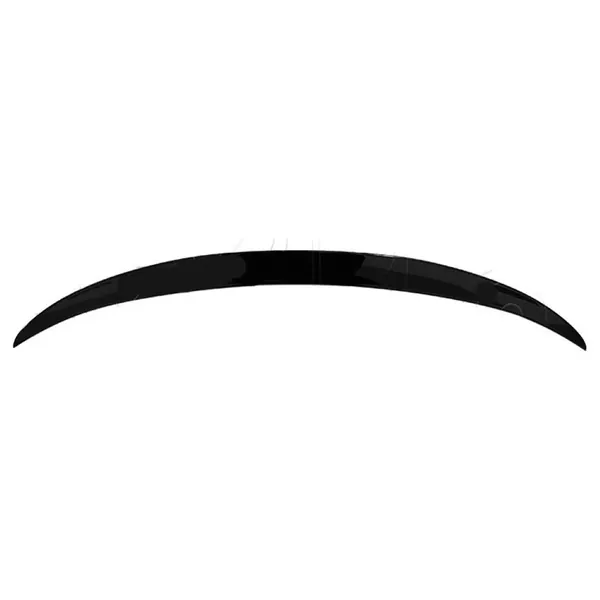 Rear Trunk Wing Boot Spoiler Lip Splitter Skirt P Style Carbon Fiber Look CC-8593 Compatible With Bmw 5 Series F10 2010-2017