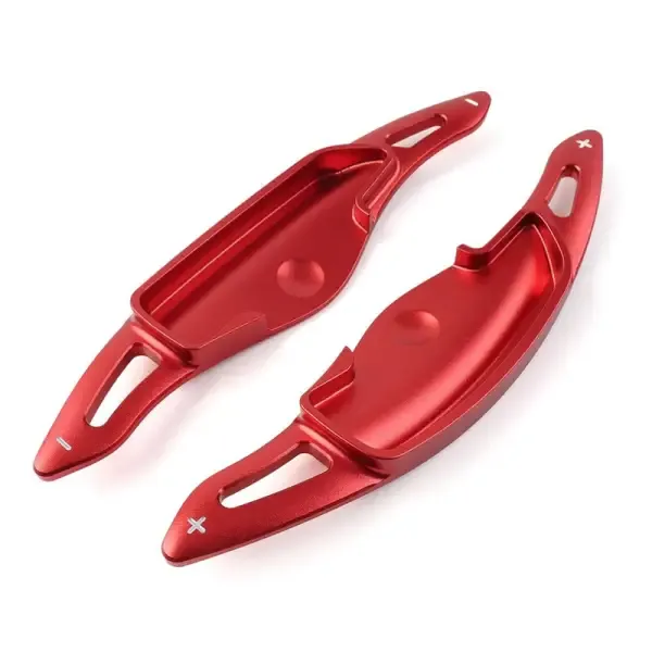 Steering Wheel Shift Paddles Shifter Red Sk-btbp-036 CC-3485 Compatible With Hyundai Sonata Dn8 2020-22, Elantra 2021-22, Tucson L 2021-22, Custo Mistra 2021