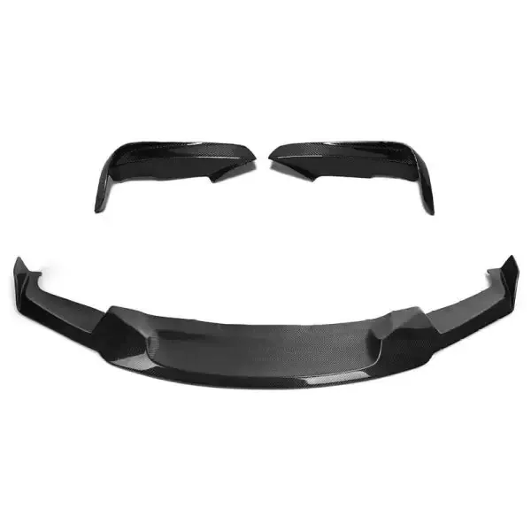 M Tech Mt M Performacne M Sports Front Bumper Lip Splitter Skirts Flag Glossy Black CC-4960 Compatible With Bmw 3 Series F30 2012-2018