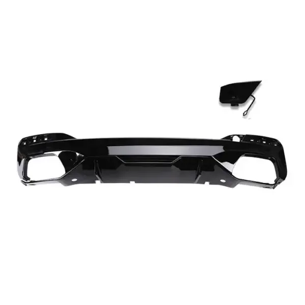 Rear Bumper Lip Rear Diffuser M5 M Sports M Performance M Sports M5cs G30 After Lip Glossy Black Mp CC-3017 Compatible With BMW 5 Series G30 2017-2021