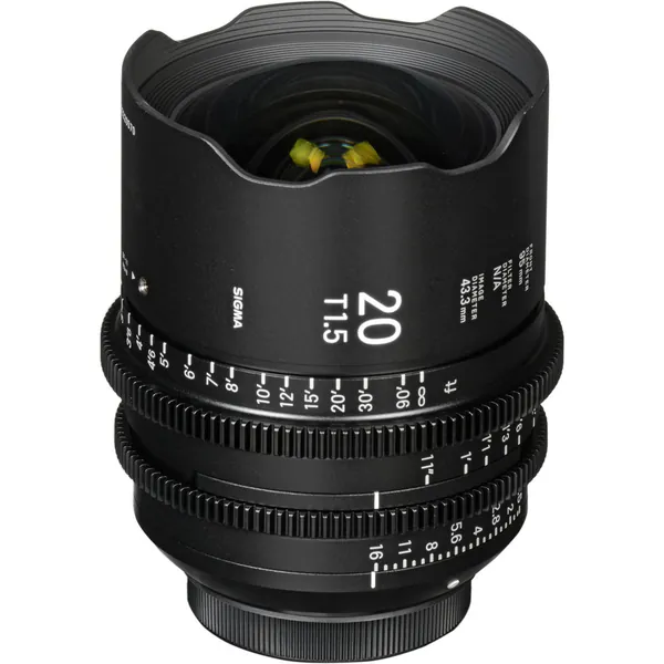 Sigma 20mm T1.5 FF High-Speed Prime (Sony E, Feet)