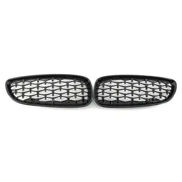 Front Bumper Grill Diamond Black CC-3132 Compatible With Bmw Z4 E89 2009-2016