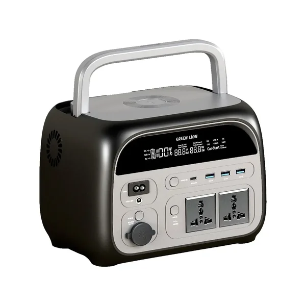 Green Lion Portable 72000mah Power Station 600W - Black