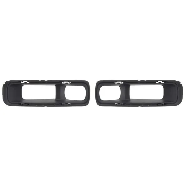 Front Bumper Fog Lamp Light Grill Cover Frame Trim Bracket CC-7099 Compatible With Range Land Rover Defender 90/110 L663 Lr129997 2020+