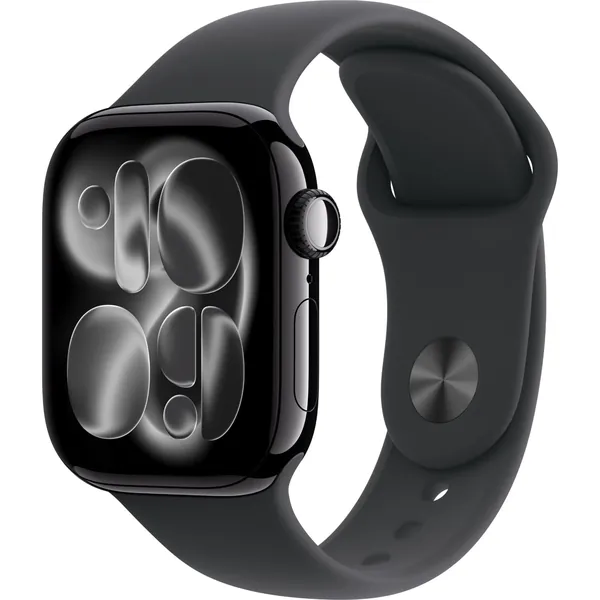 Apple Watch Series 11  42mm Jet Black Aluminium Case GPS Sport Band