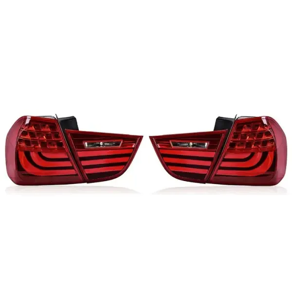 Upgraded Style Taillight Taillamp Red CC-5045 Compatible With Bmw 3 Series E90 Lci 2008-2012