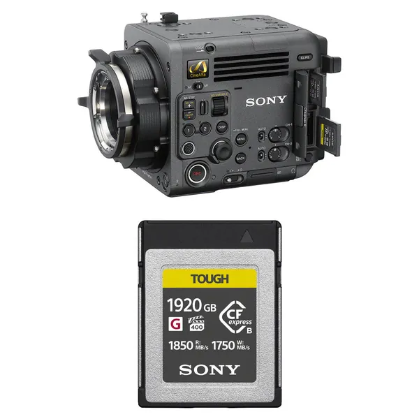 Sony BURANO 8K Digital Cinema Camera Kit with 1920GB CFexpress Type B TOUGH Memory Card