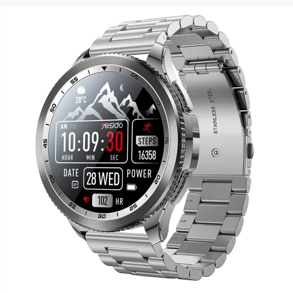 YESIDO IO34 AMOLED Smart Watch: Fitness Tracker & HR Monitor