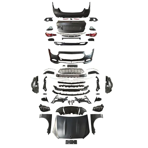 Executive Upgrade Facelift Conversion Bodykit Bumper Hood Headlight Taillight CC-6356 Compatible With Mercedes Benz E Class W212 2009-2013 To W213 Lci 2021+