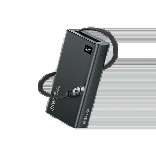 Green Lion Retractable 35W 20000mAh Power Bank