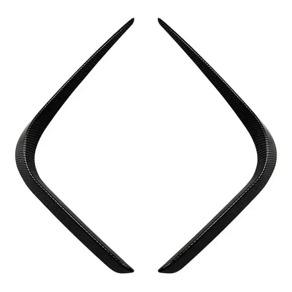 M Tech M Sports M Performance Front Bumper Lip Splitter Skirts Flag Spoiler Zst-417 Cf Carbon Fiber Look CC-4083 Compatible With Bmw X5 G05 2019-2022