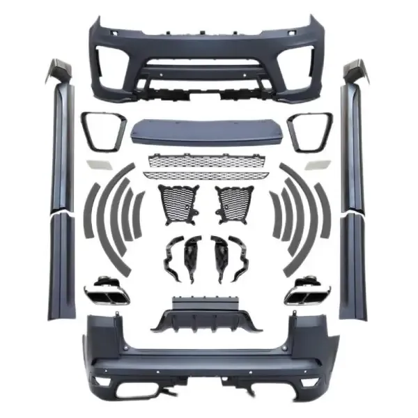 Upgrade Facelift Convert To Svr Bodykit Bumper CC-5860 Compatible With Range Land Rover Sport L494 2018-2022