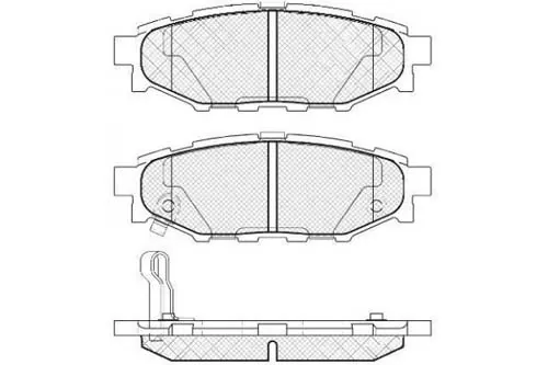 Subaru Forester, Impreza, Legacy Rear Brake Pads