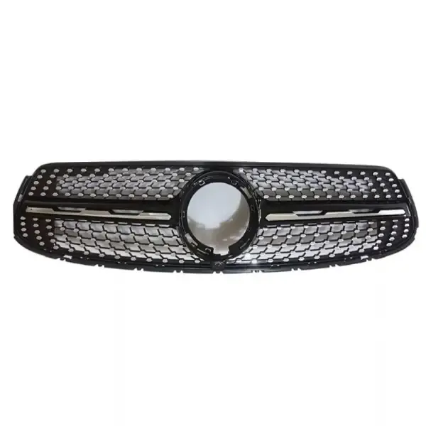 Front Bumper Grill Panamericana Grill Diamond Black Lci CC-1774 Compatible With Mercedes Glc W253 X256 2020-2023 Glc 63 Glc 65 Coupe