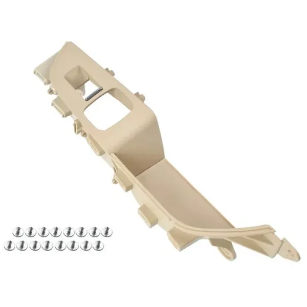 Inner Interior Door Pull Handle Window switch Cover Armrest Assembly Trim Rear Light Beige Right 51427466776 B CC-6656 Compatible With Bmw 6 Series G32 2017-2022