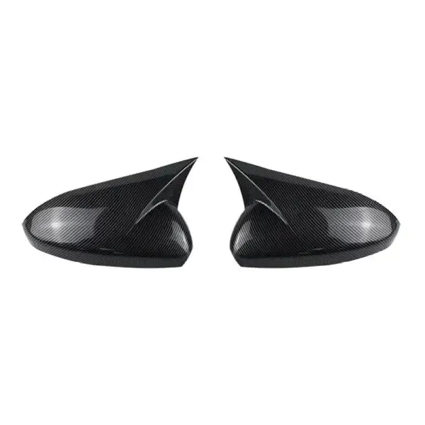 Side Mirror Cover Carbon Fiber Look Aerodynamic CC-2040 Compatible With Hyundai I20 2009-2012