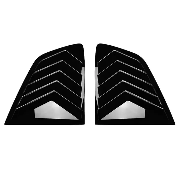 Rear Side Window Mirror Louver Spoiler Cover Glossy Black Zst-836 Gb CC-6087 Compatible With Bmw X3 G01 2018-2024