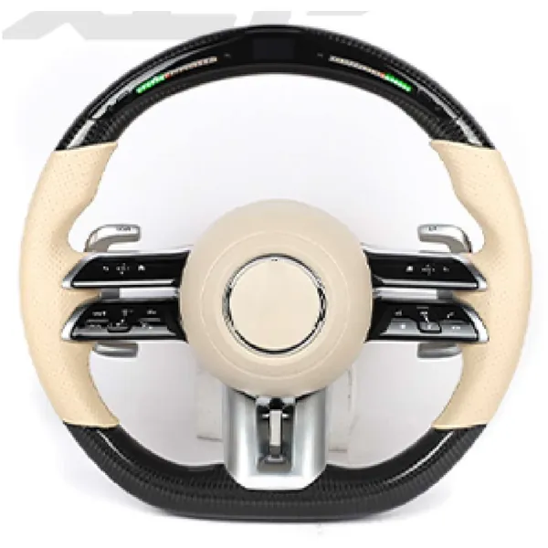 Upgraded Custom Amg Brabus Maybach Full Steering Wheel Style 6bcd144 CC-8144 Compatible With Mercedes A B C E S G V M Class Ml Gl Gla Glb Glc Gle Gls Slk G55 G63 G Wagon Eqs