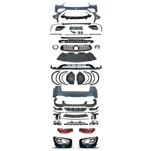Upgrade Facelift Convert To 2025 Glc63 Amg Conversion Bodykit Bumper Headlight Taillight CC-9796 Compatible With Mercedes Benz Glc W253 X253 2016-2019