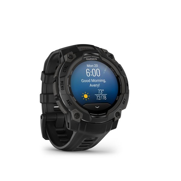 Garmin Instinct 3,45mm,AMOLED,Black Bezel with Black Band