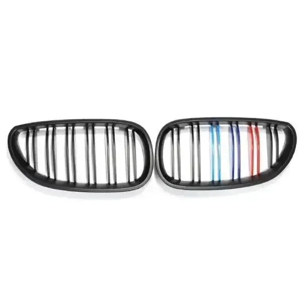 Front Bumper Grill Tri Color CC-1559 Compatible With Bmw 5 Series E60 2006-2010
