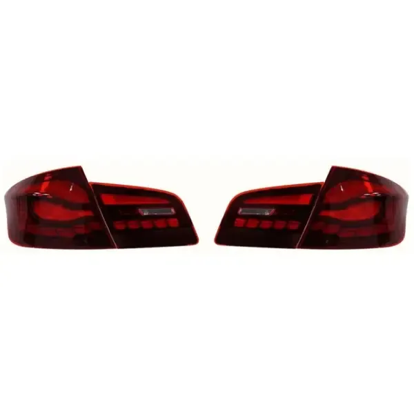 Rear Upgraded Tail Light Lamp Xenon Taillight Retrofit Upgrade Modified Led Drl Hid Gtr Red CC-5742 Compatible With Bmw 5 Series F10 F18 2010-2017