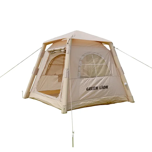 Green Lion GT-3X Inflatable Camping Tent - Beige