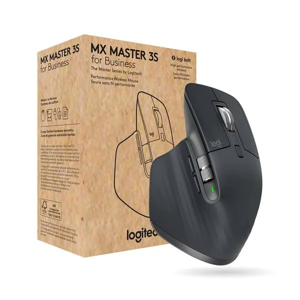 Logitech MX MASTER 3S for Business Wireless Mouse