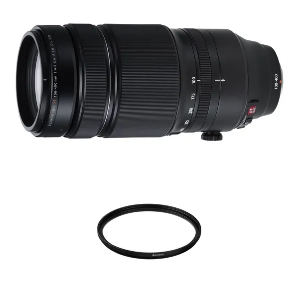 FUJIFILM XF 100-400mm f/4.5-5.6 R LM OIS WR Lens with UV Filter Kit