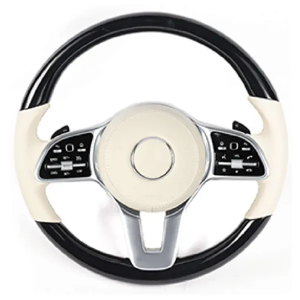 Upgraded Custom Amg Brabus Maybach Full Steering Wheel Style 3bca55 CC-8153 Compatible With Mercedes A B C E S G V M Class Ml Gl Gla Glb Glc Gle Gls Slk G55 G63 G Wagon Eqs