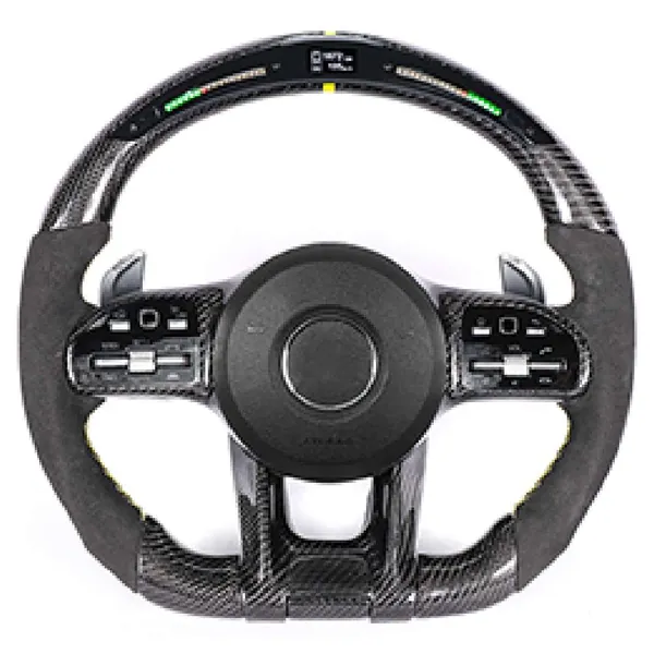 Upgraded Custom Amg Brabus Maybach Full Steering Wheel Style 4 Bcb44sa CC-8122 Compatible With Mercedes A B C E S G V M Class Ml Gl Gla Glb Glc Gle Gls Slk G55 G63 G Wagon Eqs
