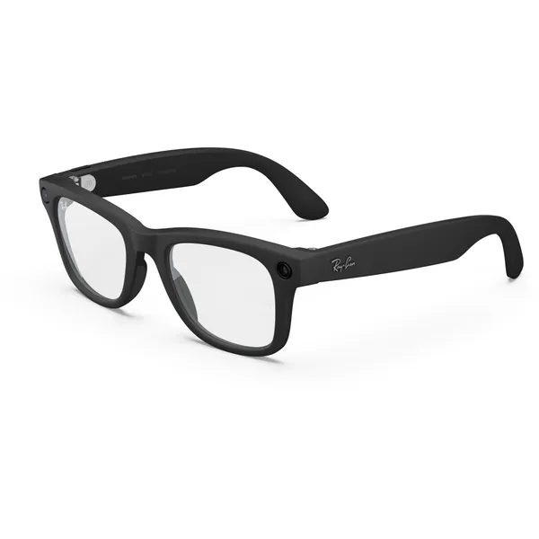 Ray-Ban | Meta Wayfarer Large Gen 2 AI Glasses (Matte Black/Clear)