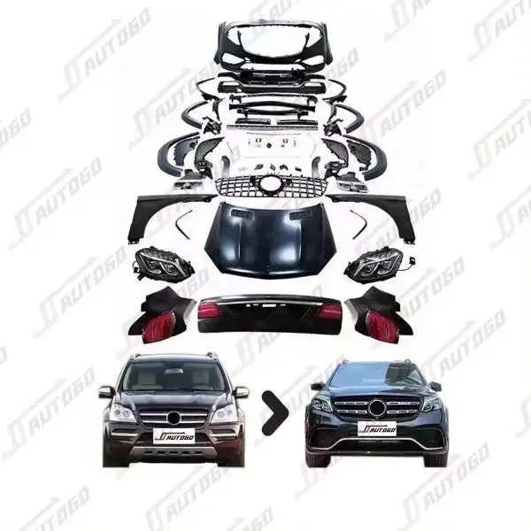 UPGRADED BODYKIT FACELIFT KIT BUMPER Compatible With MERCEDES GL W164 X164 2006-2012 TO GLS X167 W167 GLS AMG 63
