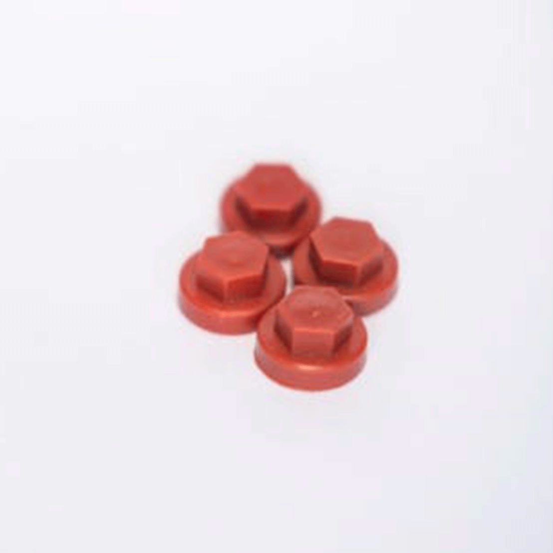 Alaf Maroon Hex Plastic Caps for Fixtite Fastener
