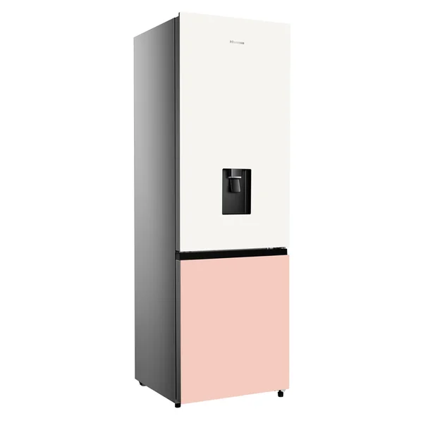 Hisense 350L Double Door H450BDP-WD | Delectable Range | Refrigerator - Pink & White