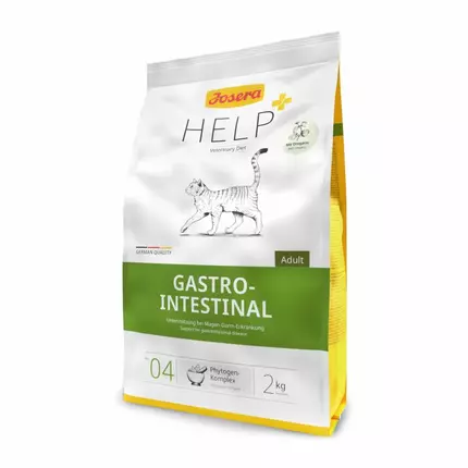 Josera Cat Veterinary Diet Help Gastro Intestinal Dry Food for Cat 2kg Support for gastrointestinal disease (E-EX)
