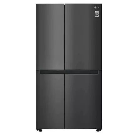 LG Refrigerator 664 LTR, Side by Side, Premium Black GC - B257KQJW