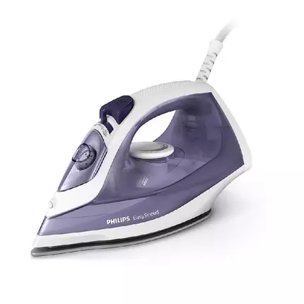 Philips Steam Iron Easy Speed 2000W 220ml, Steam Boost up to 100g, Calc Clean Slider, Ceramic Soleplate, Drip Stop GC1752