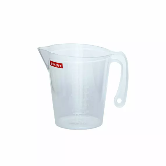 Lionstar Measuring Cup Hanko 1000ml GC-26 Plastic Cup with Beaker with Handle 1 Liter Easy Pouring BPA Free