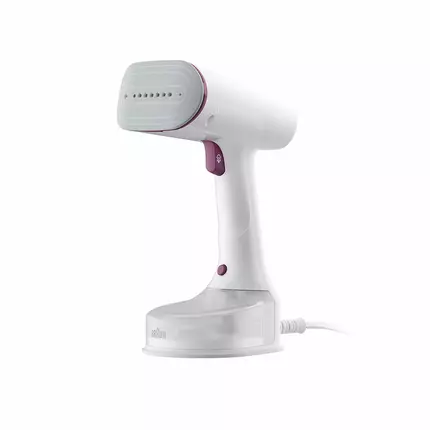 Braun Garment Steamer 1200W 150ML QuickStyle 5, with Dual Heated Free Glide 3D Plate Fast Heating Vertical Steamer, Steam 22 g/min13850000-GS5011PU